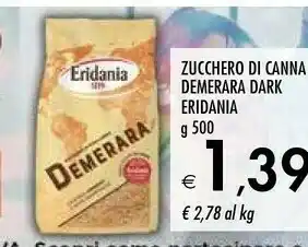 Bennet Eridiana Zucchero Di Canna Demerara 500 G(ml) offerta