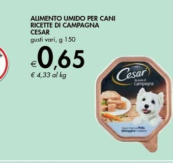 Cesar Alimento Umido Per Cani Ricette Di Campagna