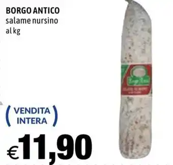 Borgo Antico salame nursino