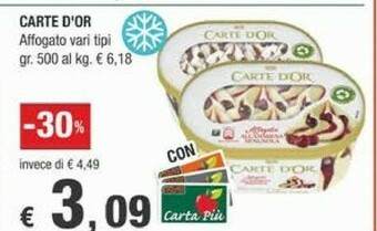 Crai Carte d'or Gelati algida offerta