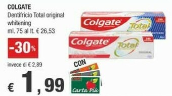 Crai Colgate Dentifricio offerta