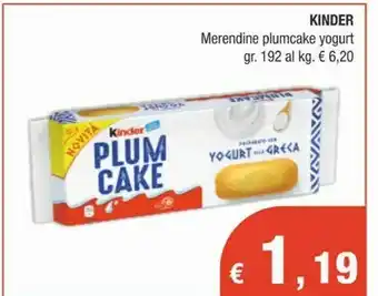 Kinder Plum cake