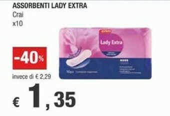 Crai Assorbenti offerta