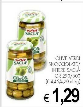 Crai Saclà Olive offerta