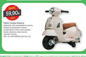 DPiù Vespa moto per bambini offerta