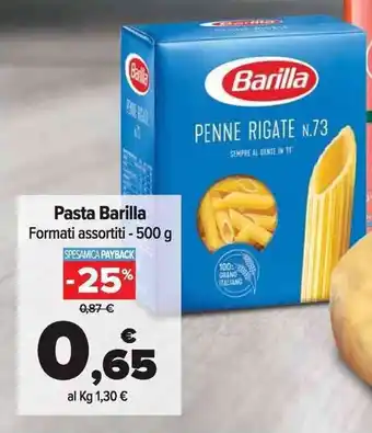 Carrefour Market Barilla Pasta 500 g offerta