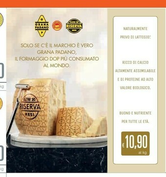 Unes Grana Padano Formaggio offerta
