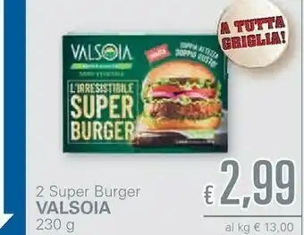 Unes Valsoia Burger offerta
