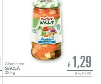 Unes Saclà Giardiniera offerta