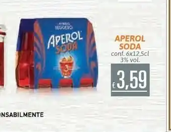 Unes Aperol Aperol Soda offerta