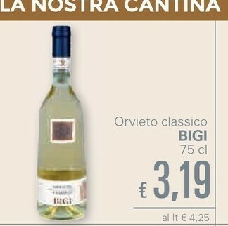 Unes Vino Bianco offerta
