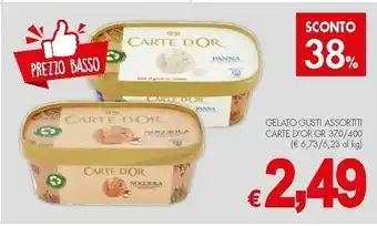 Crai Algida Carte D'or Gelato offerta