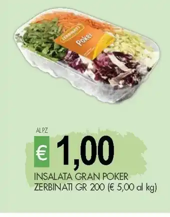 Crai Zerbinati Insalata Gran Poker offerta