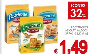Crai Balocco Biscotti offerta