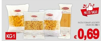 Crai Granoro Pasta di semola offerta