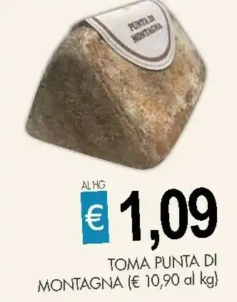 Crai Toma Punta Di Montagna offerta