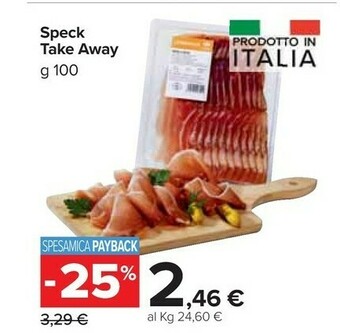 Carrefour Market Take Away Speck offerta