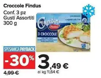 Carrefour Market Findus Croccole 3 pz 300 g offerta