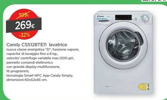 DPiù Candy Lavatrice offerta