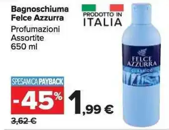 Carrefour Market Felce Azzurra Bagnoschiuma 650 ml offerta