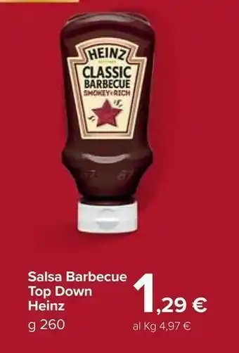 Carrefour Heinz Barbecue Top Down offerta