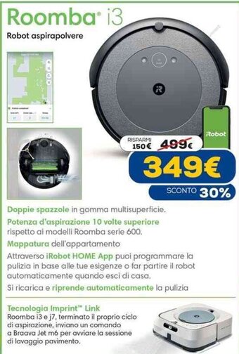 Roomba i3 Robot Aspirapolvere