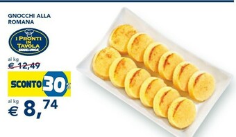 I pronti in tavola Gnocchi Alla Romana