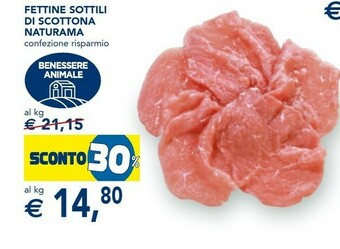 Esselunga Fettine Sottili Di Scottona Naturama offerta