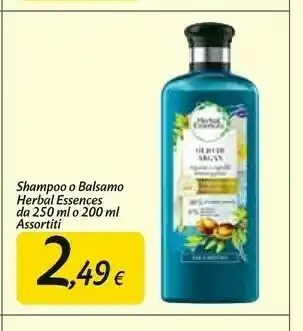 Carrefour Market Herbal Shampoo O Balsamo Essences offerta