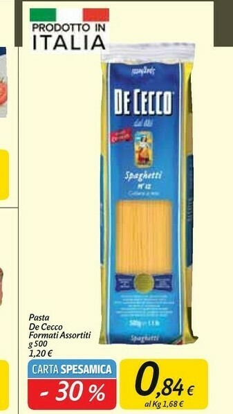 De Cecco Spaghetti N.12 500 G(ml)
