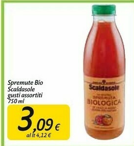 Carrefour Market Scaldasole Fattoria - Spremuta Di Arancia Bionda Biologica 750 G(ml) offerta