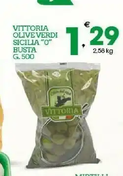 Ok Sigma Vittoria Olive Verdi Sicilia 0 Busta 500 G offerta