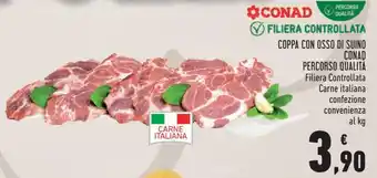Conad Superstore Conad Percorso Qualità Coppa Con Osso di Suino Filiera Controllata Carne italiana offerta