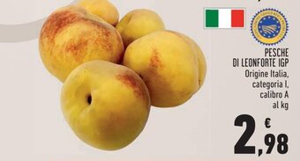 Conad Superstore Pesche di Leonforte IGP offerta