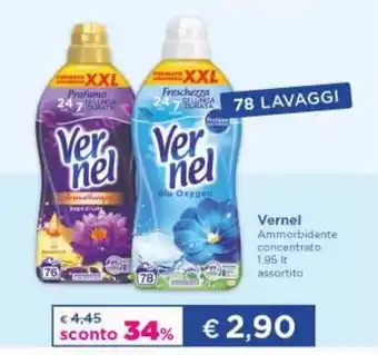 Acqua & Sapone Vernel Ammorbidente Concentrato 1,95 lt assortito offerta