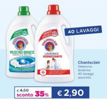 Acqua & Sapone Chanteclair Detersivo Lavatrice 40 lavaggi assortito offerta