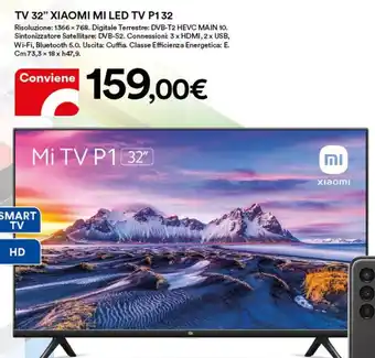 Ipercoop Xiaomi TV 32" MI LED TV P132 offerta