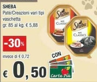 Crai Sheba Cibo per gatti offerta