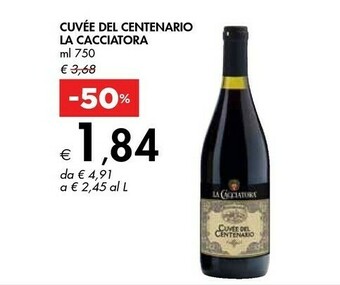 Bennet La Cacciatora Cuvee Del Centenario offerta