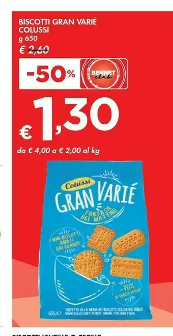 Bennet Colussi Gran Variè Fantasie Del Mattino 650 G(ml) offerta
