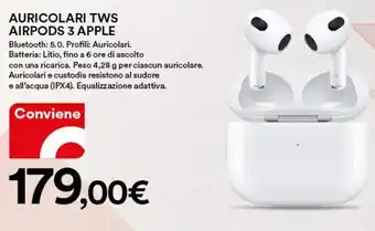 Auricolari TWS Airpods 3 Apple