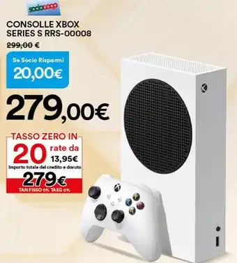 Ipercoop Consolle Xbox Series S RRS-00008 offerta