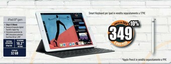 Unieuro Apple Ipad 8a Gen offerta