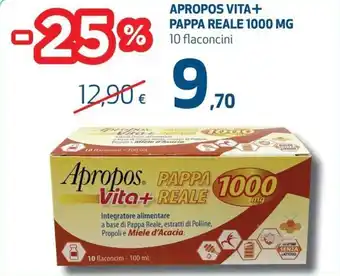 Apropos Vita+ Pappa Reale 1000 MG 10 flaconcini