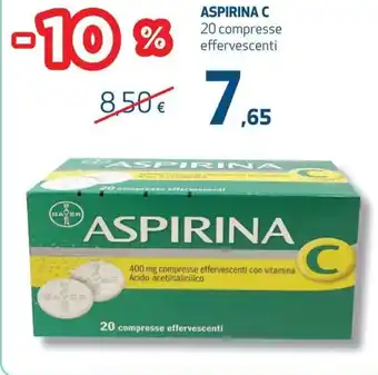 Aspirina C 20 compresse effervescenti