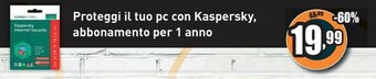 Unieuro Kaspersky Lab Internet Security 1 Anno/i offerta