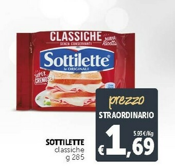 Deco Supermercati Sottilette offerta