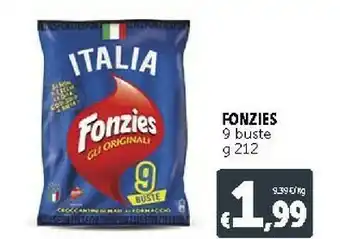Deco Supermercati Fonzies Snack offerta