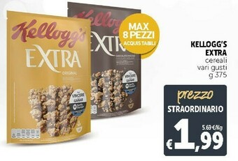 Deco Supermercati Kelloggs Cereali offerta