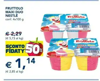 Esselunga Nestlè Fruttolo Maxi Duo 400 G(ml) offerta